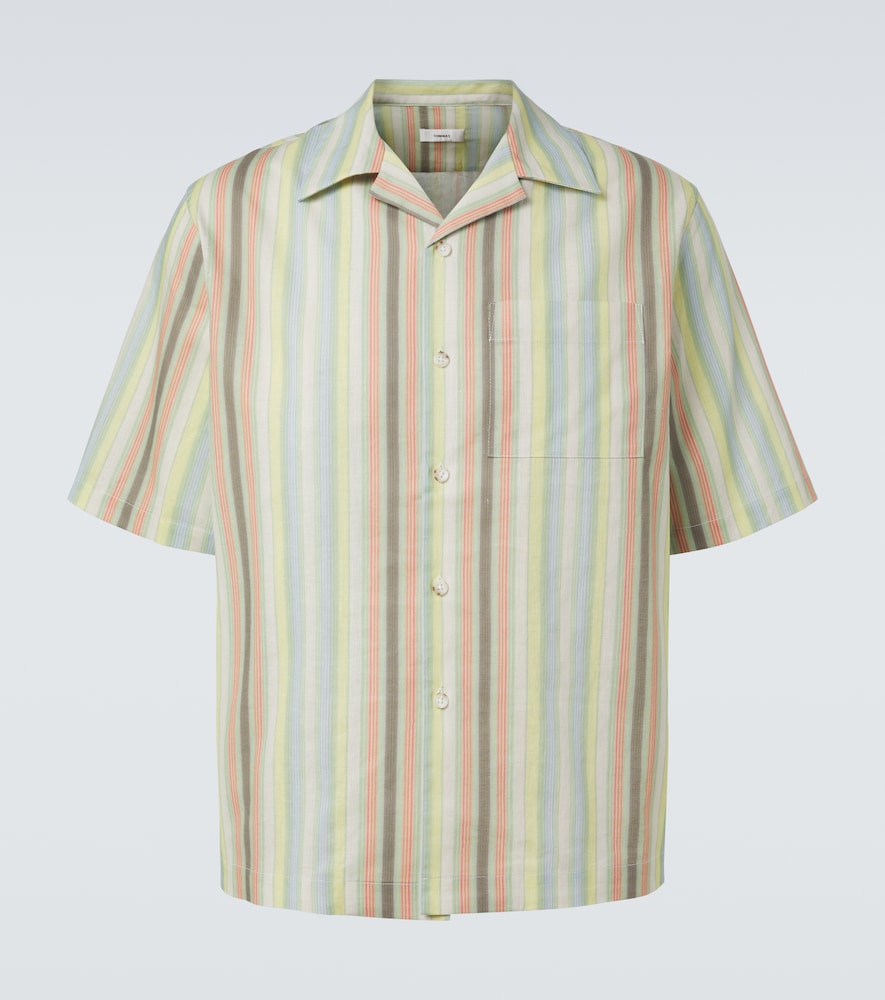 Camicia in lino a righe