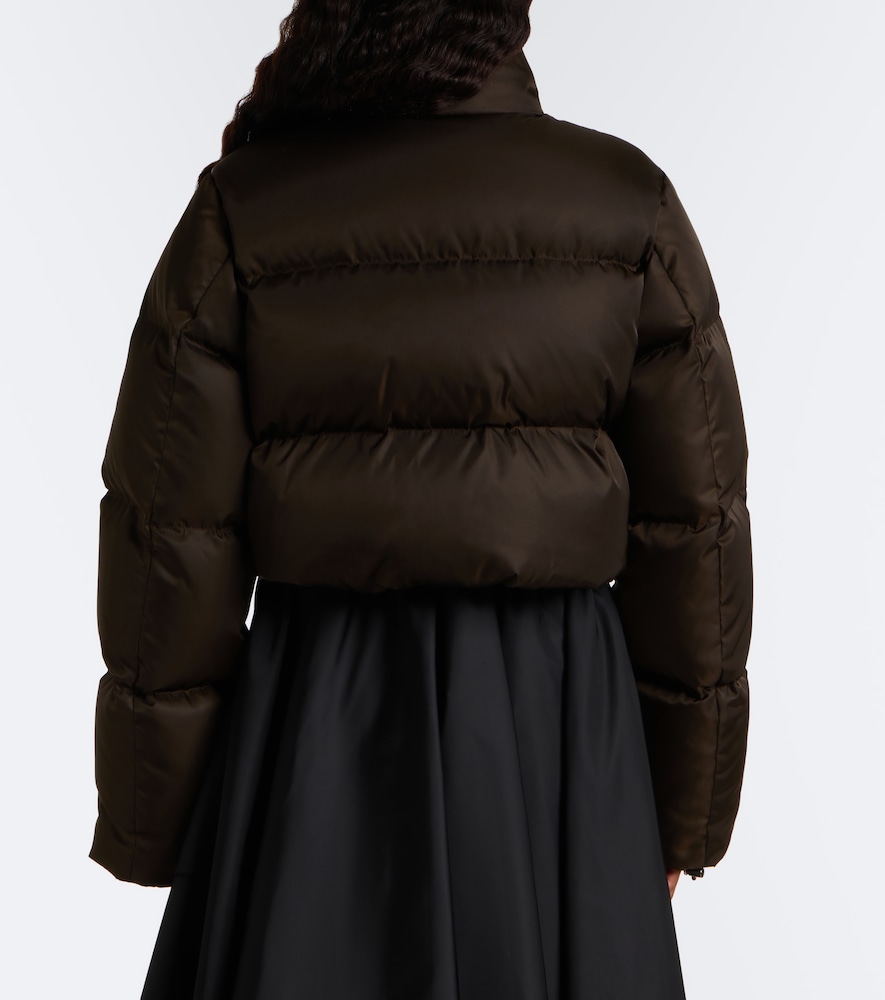 Cropped Re-Nylon Down Jacket