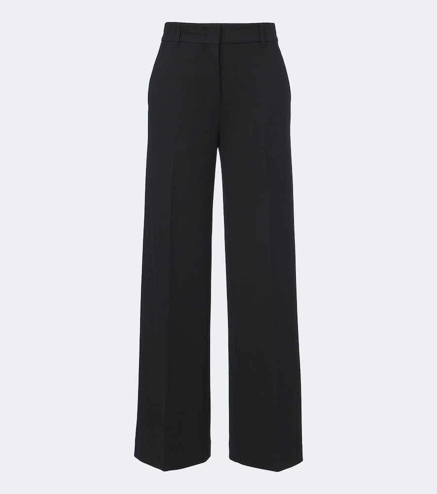Pantaloni in jersey di misto lana e cotone