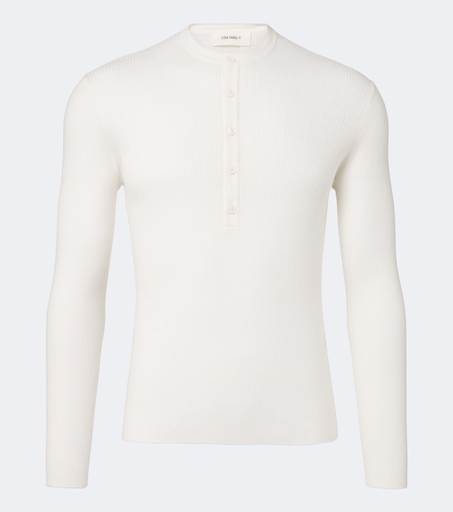 Lisa Yang Top Henley Falk en coton et cachemire 370 €