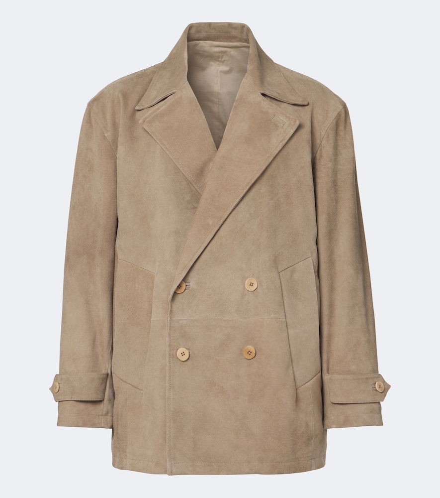 Stòffa Jacke aus Veloursleder