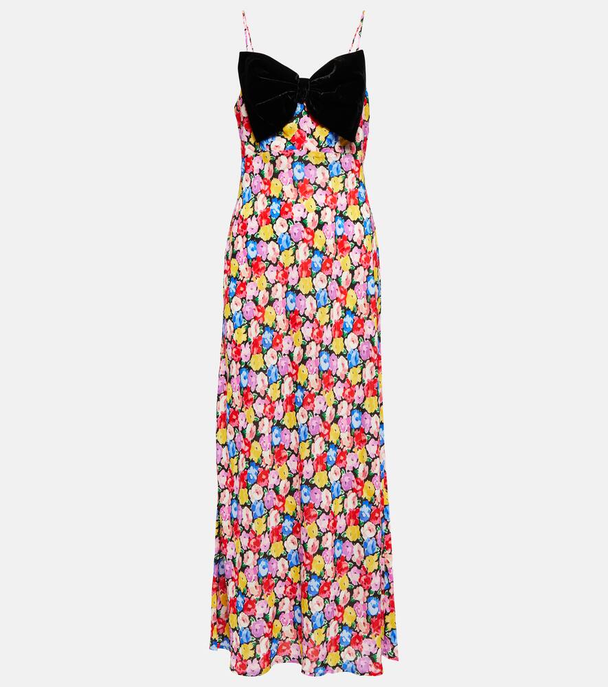Rixo Leanna floral midi dress