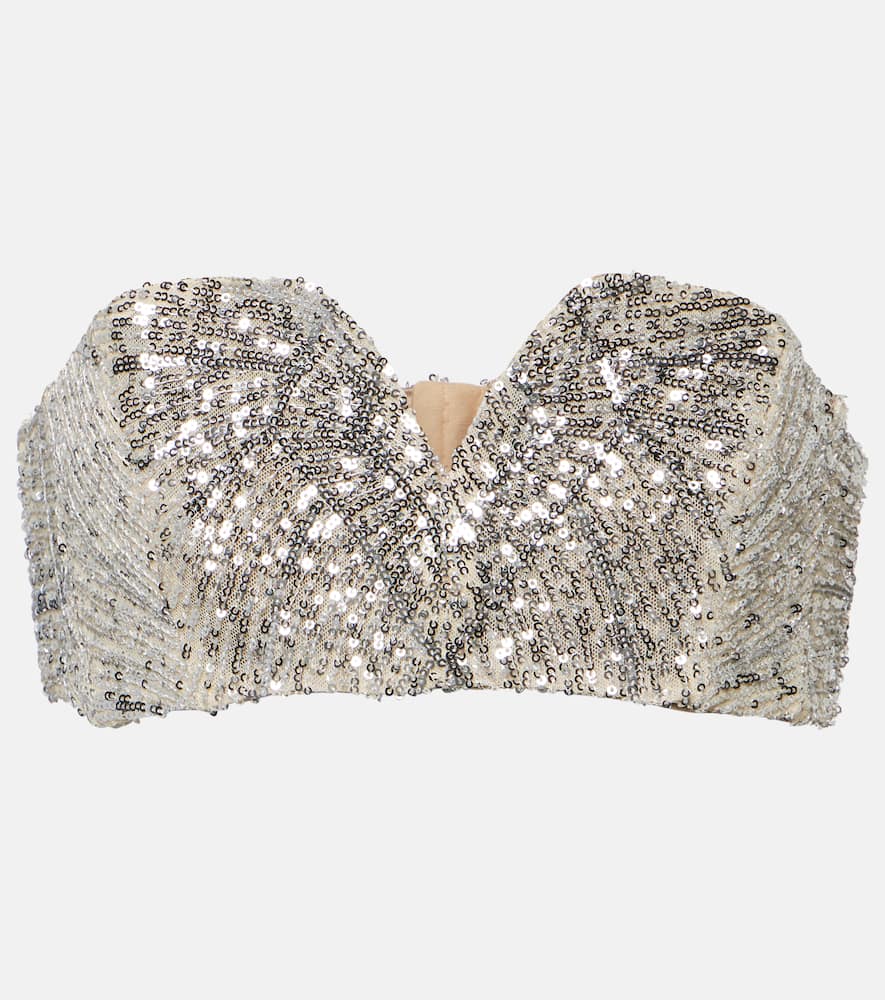 Blaze Milano Blazé Milano Lady Soul Clyde sequined bandeau top
