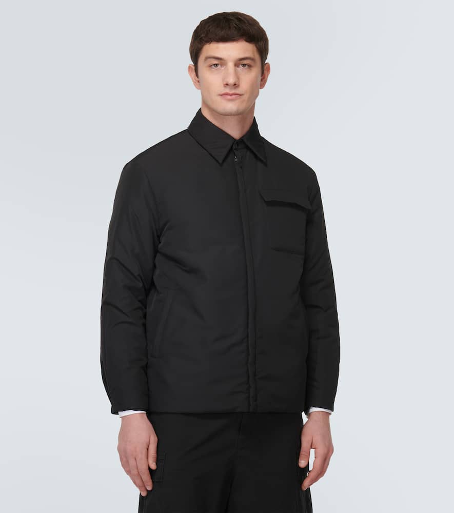 Valentino Black Toile Iconographe Reversible Shirt In Black