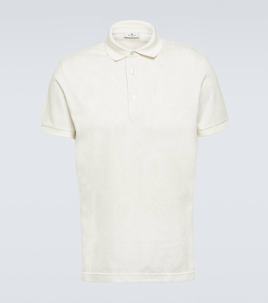 Etro Paisley cotton polo shirt