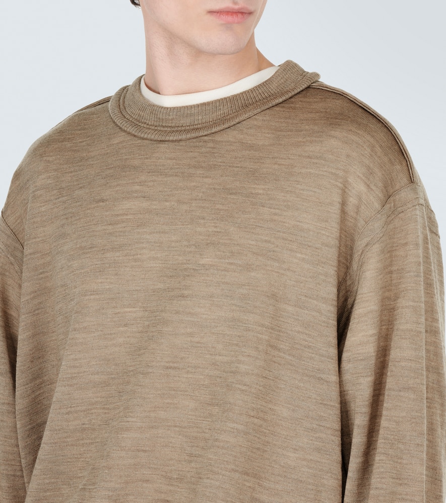 Shop Undercover Wool Sweatshirt In Grey