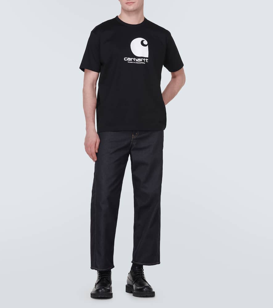 Junya Watanabe X Levi's® Technical Straight Pants In Navy/white