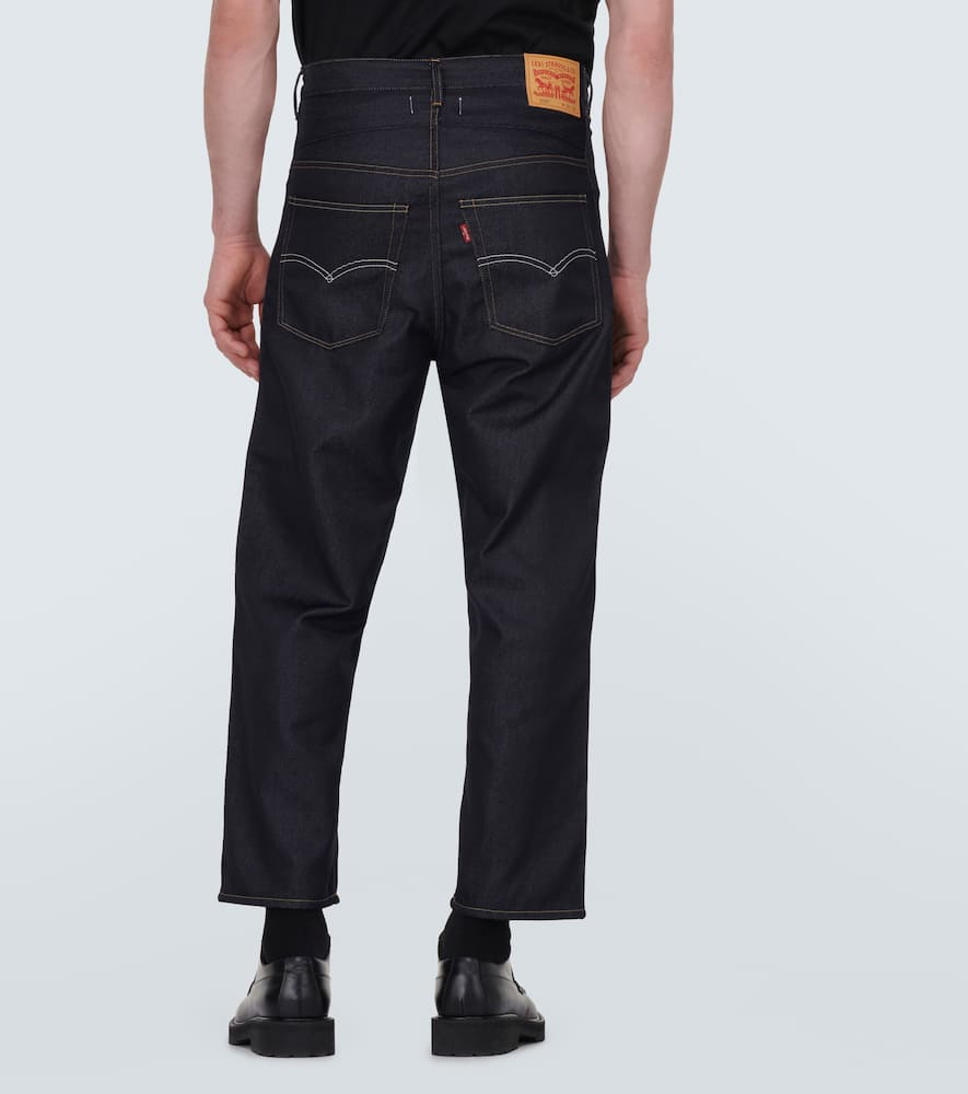 Junya Watanabe X Levi's® Technical Straight Pants In Navy/white