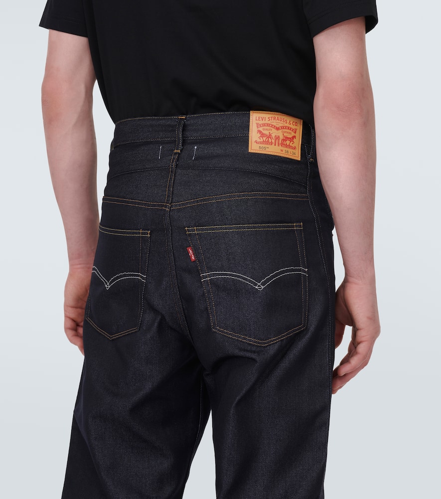 Junya Watanabe X Levi's® Technical Straight Pants In Navy/white
