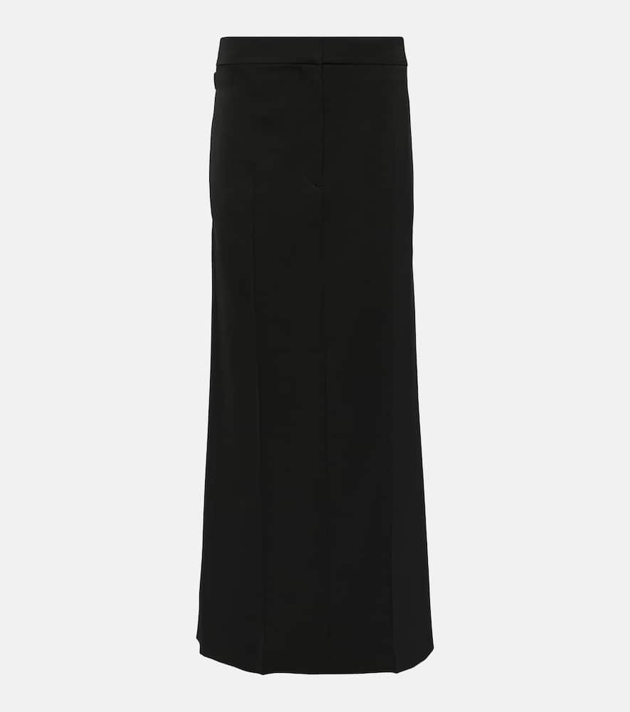 Shop The Row Trevy Wool Maxi Skirt In Black