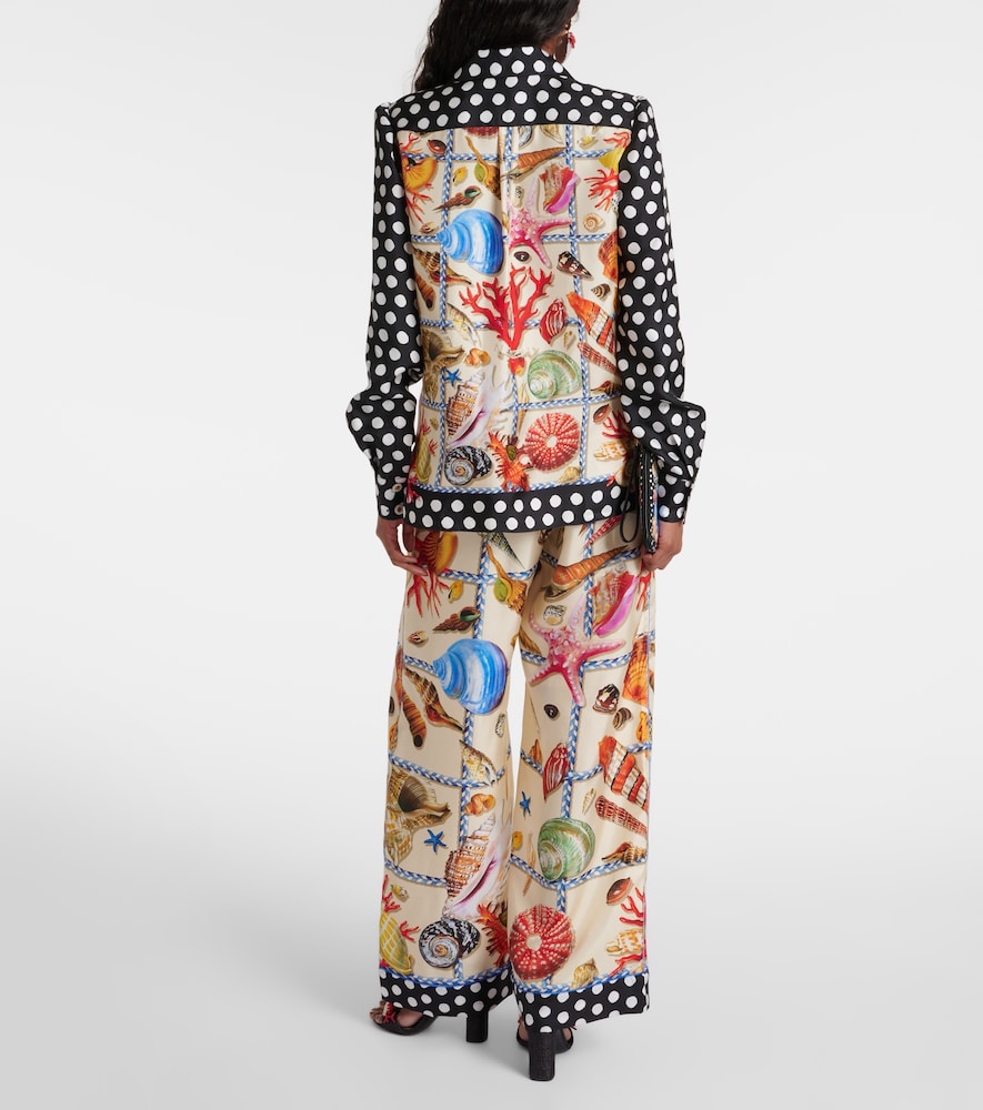  Dolce&gabbana Dolce&gabbana Capri Printed Silk Shirt 