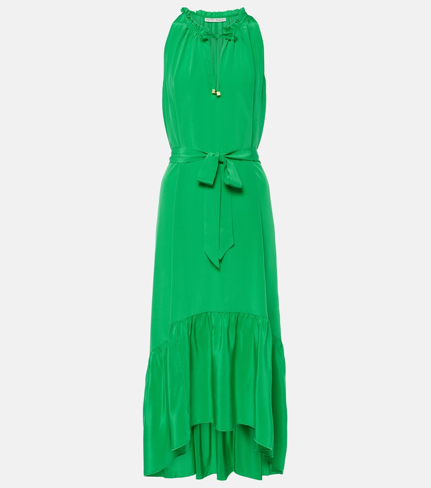Silk Satin Midi Dress
