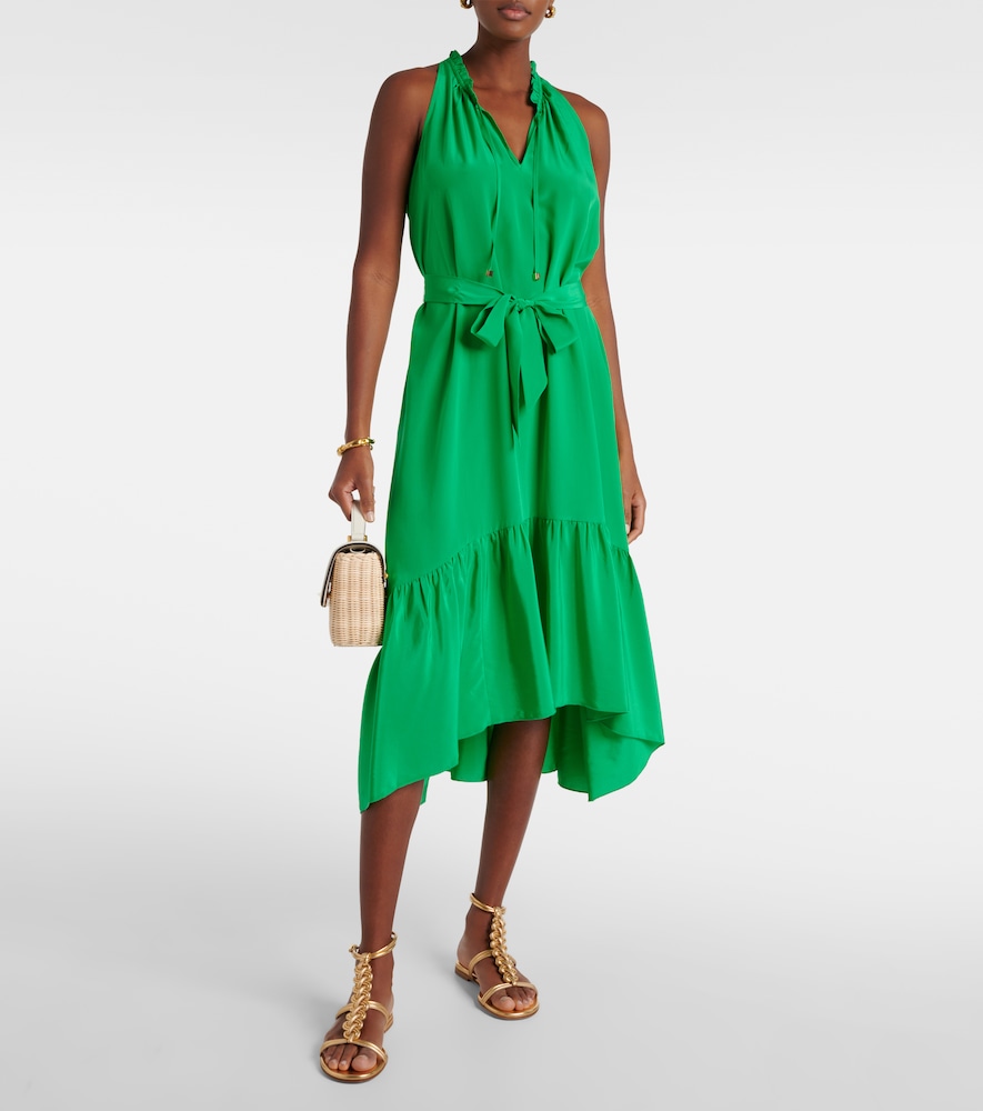  Heidi Klein Heidi Klein Chamarel Silk Crãªpe De Chine Midi Dress 