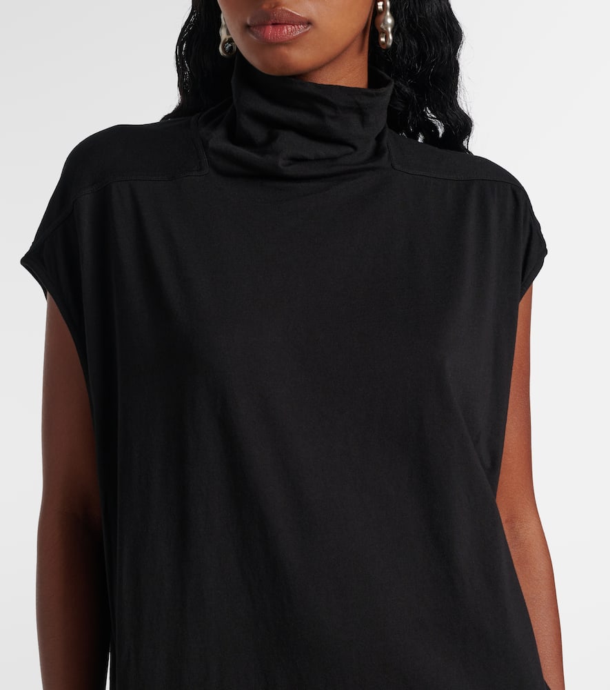 Rick Owens Drkshdw Edfu Cotton Maxi Dress In Black
