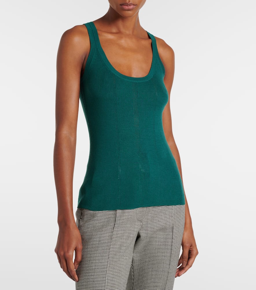 Gabriela Hearst Lucy Wool Tank Top In Grün