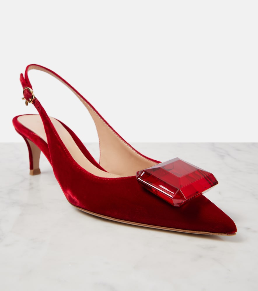 Jaipur 55 Velvet Slingback