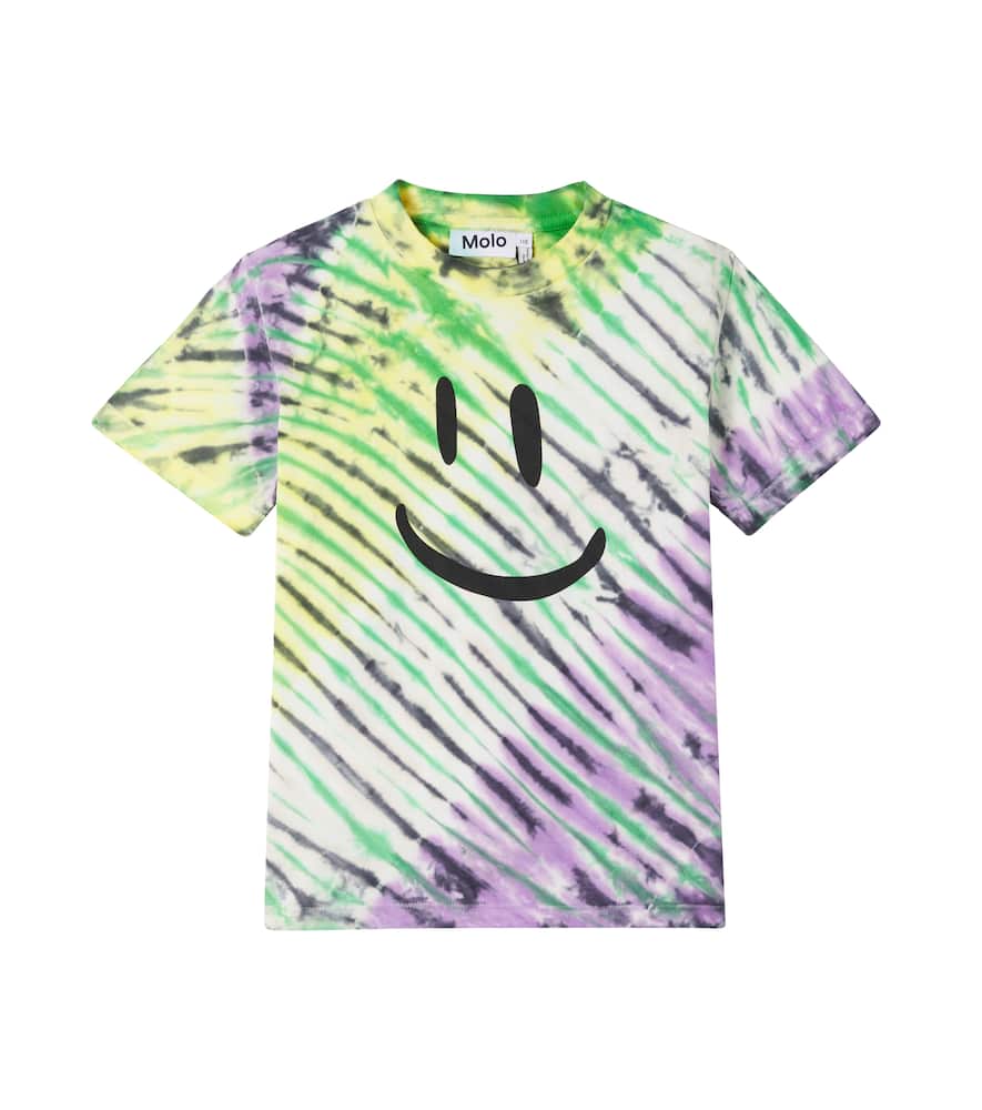 Molo Dyed printed cotton jersey T-shirt