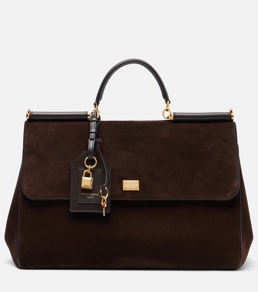 Sicily Large suede tote bag