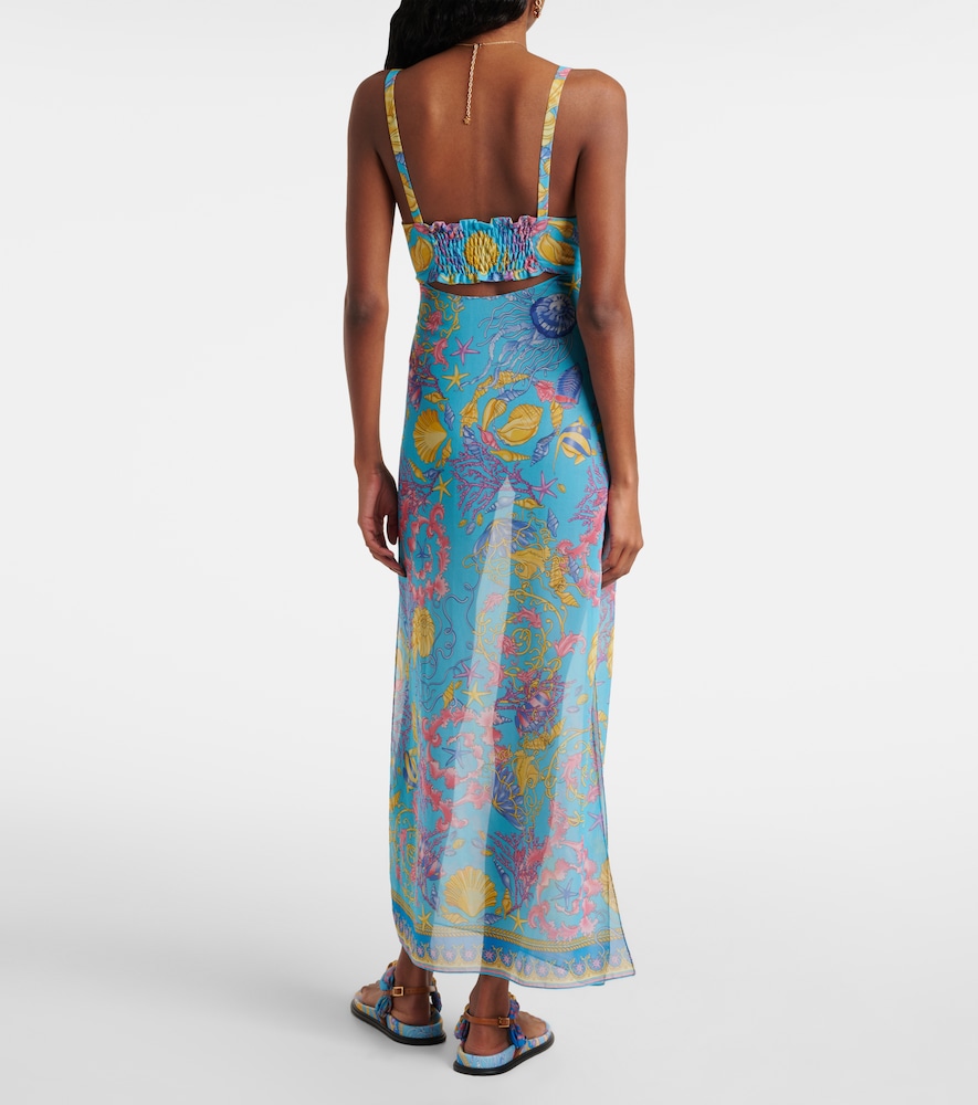 Versace Versace Bedrucktes Maxikleid 