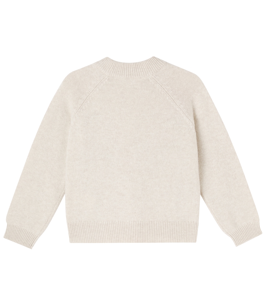  Bonpoint Bonpoint Bestickter Pullover Gillia Aus Einem Wollgemisch 
