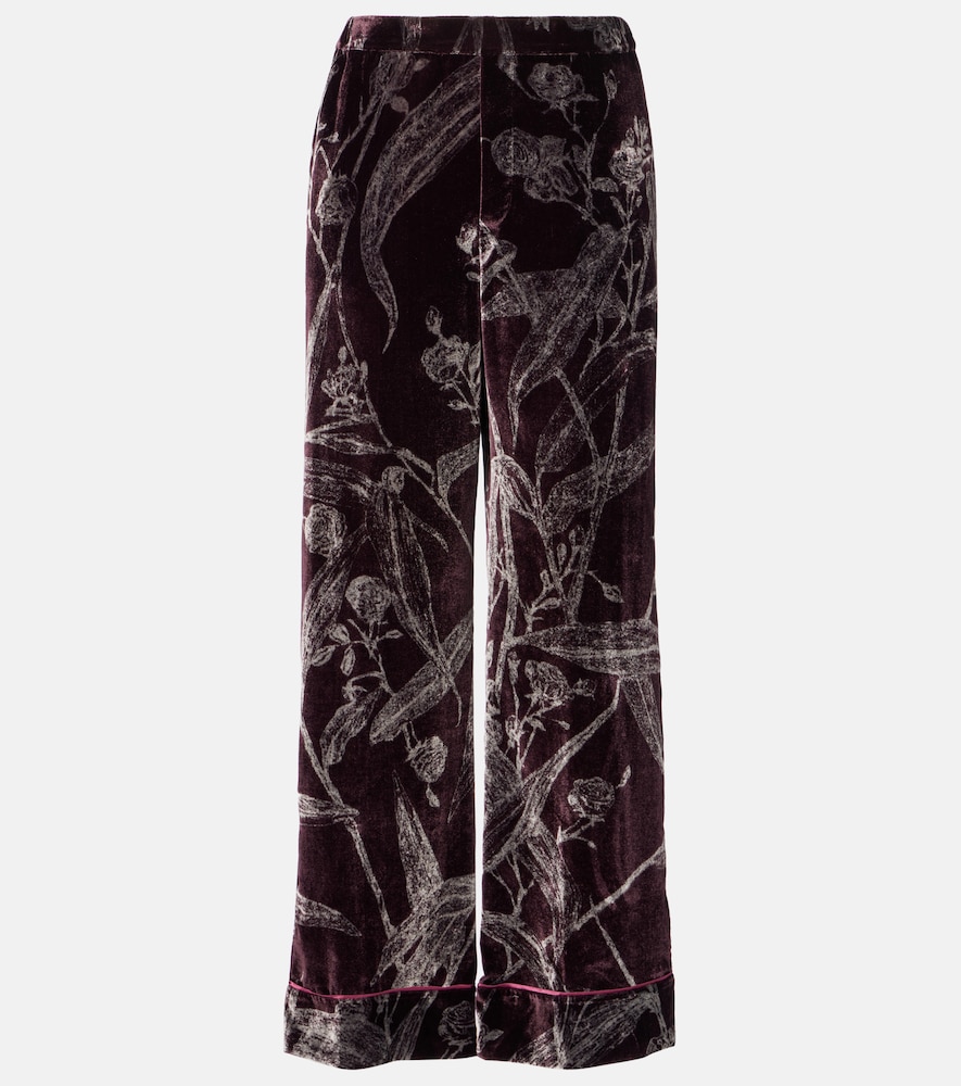 La DoubleJ Pantalon de pyjama en satin fleurs 413 €