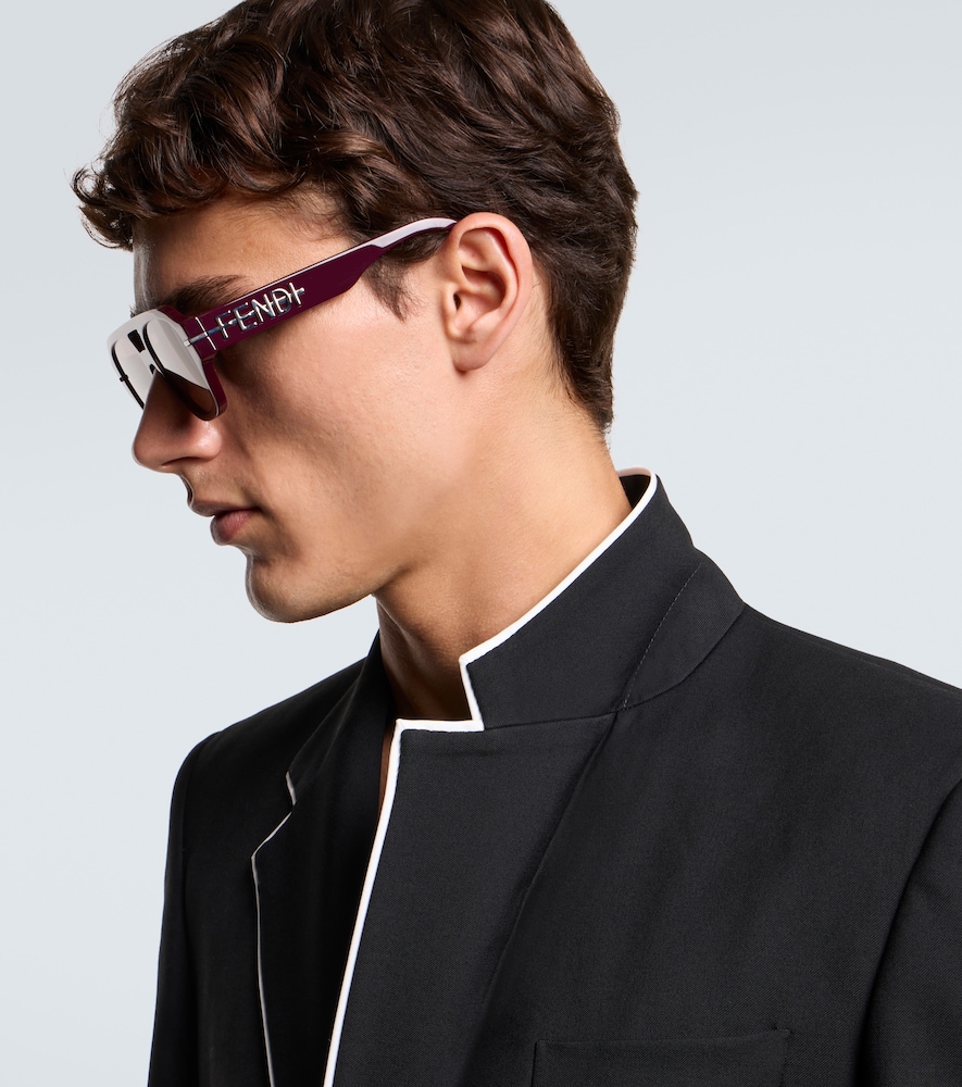  Fendi Fendi Aviator-sonnenbrille Fendigraphy 