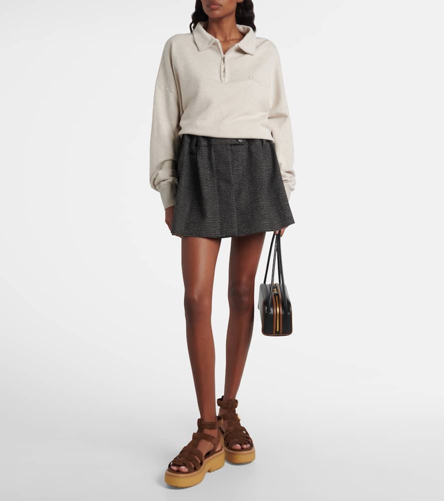 Prada Suede Platform Fisherman Sandals In Brown
