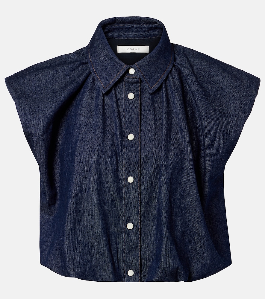 Frame Shell denim blouse