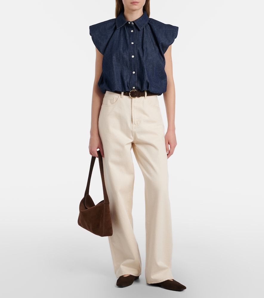 Frame Shell denim blouse