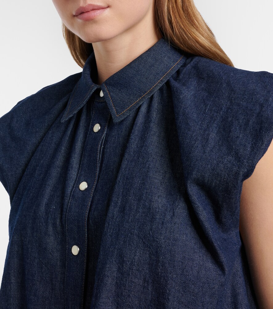  Frame Frame Blusa Shell De Denim 