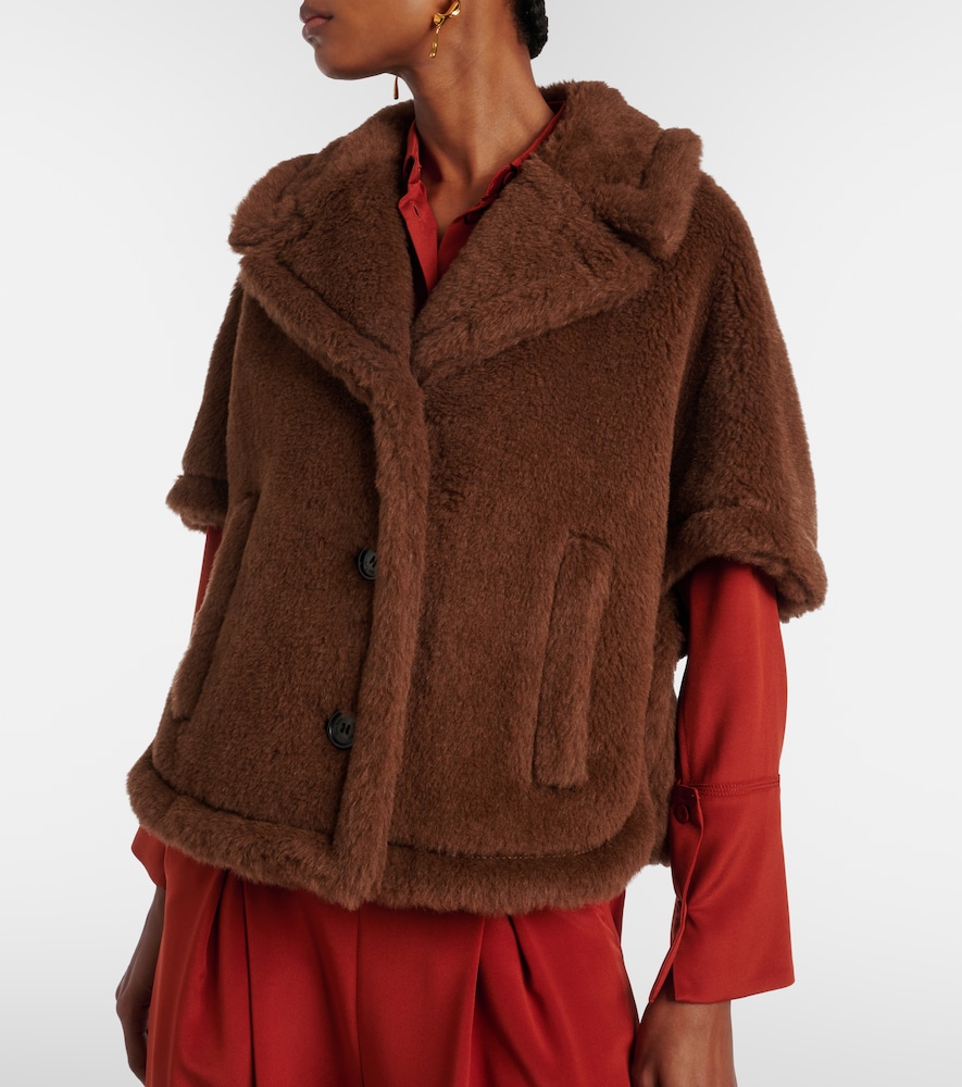  Max Mara Max Mara Cape Corvino Aus Teddyfleece 