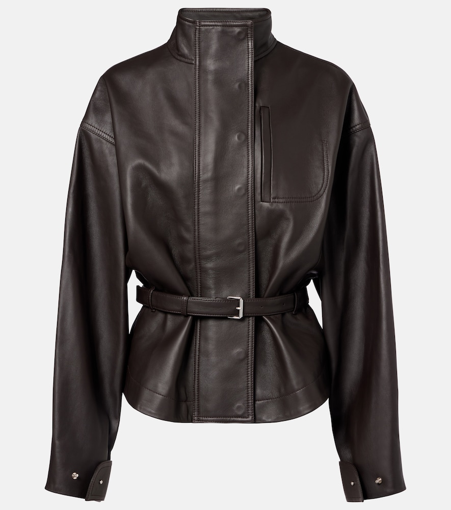 Jacquemus Ciro belted leather jacket | Thumbnail 8