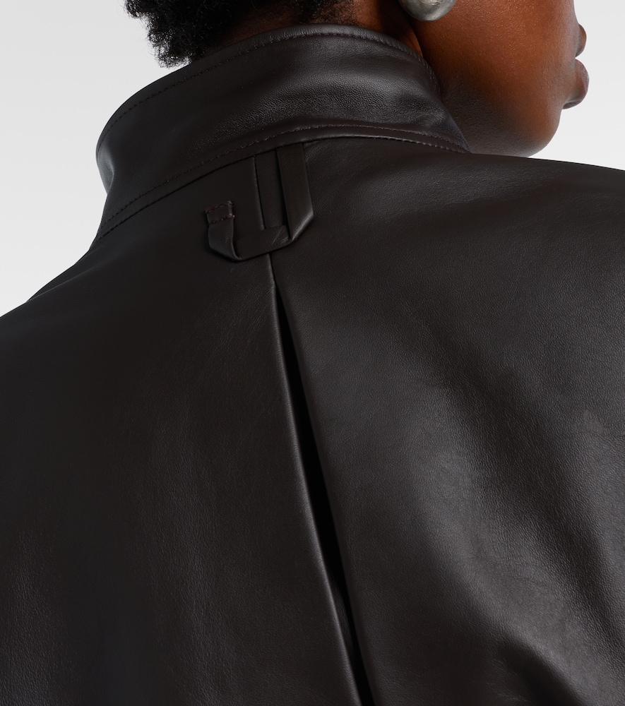  Jacquemus Jacquemus Ciro Belted Leather Jacket 