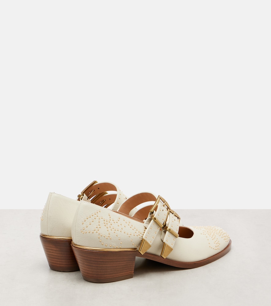  Chloe Chloã© Susan Studded Leather Mary Jane Pumps 