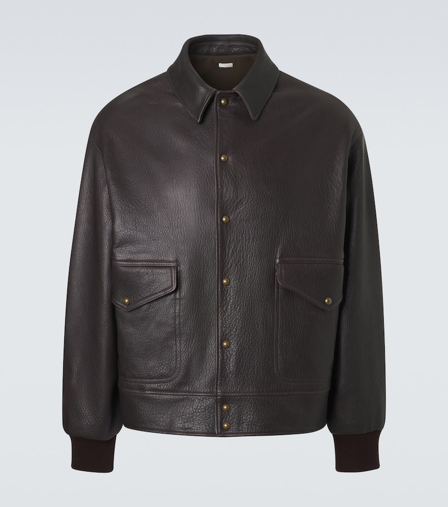 A. Presse A-1 leather blouson jacket