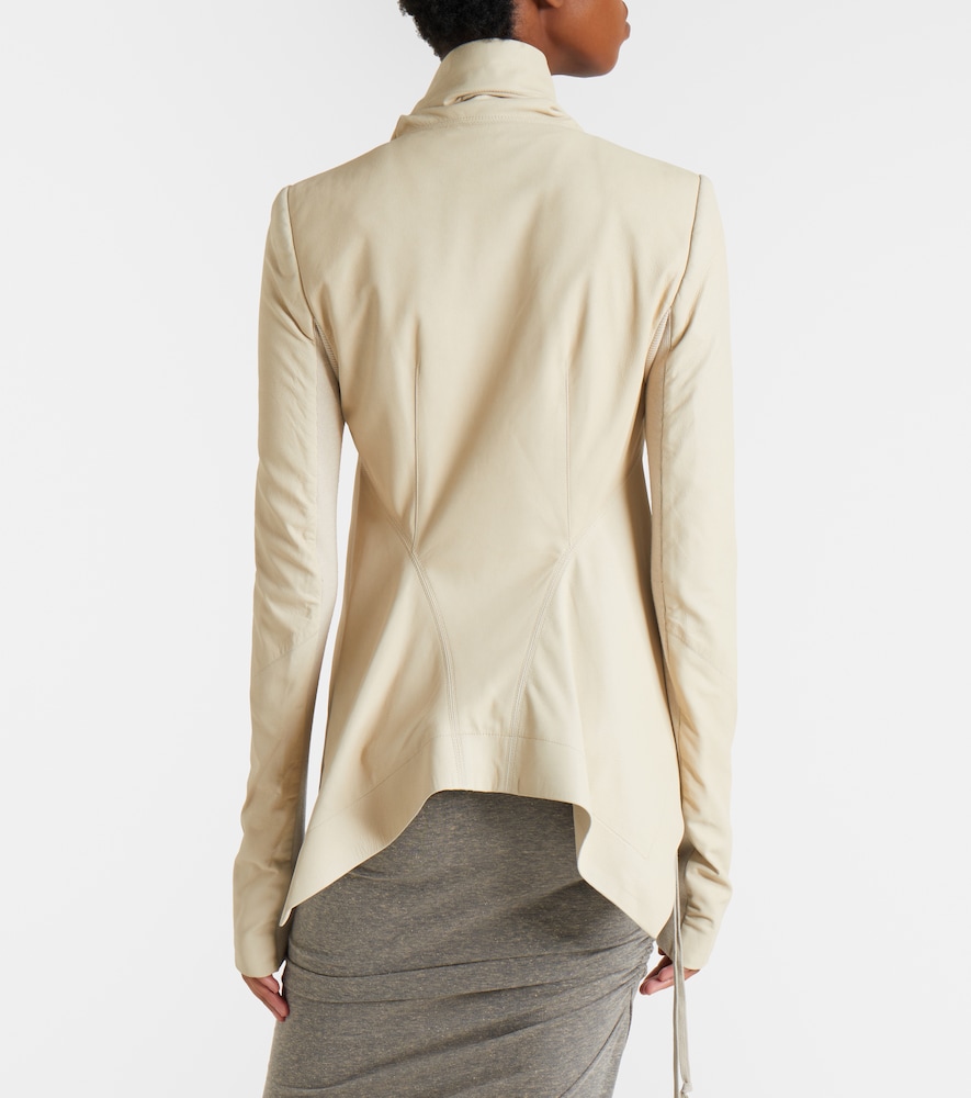  Rick Owens Rick Owens Naska Leather Biker Jacket 