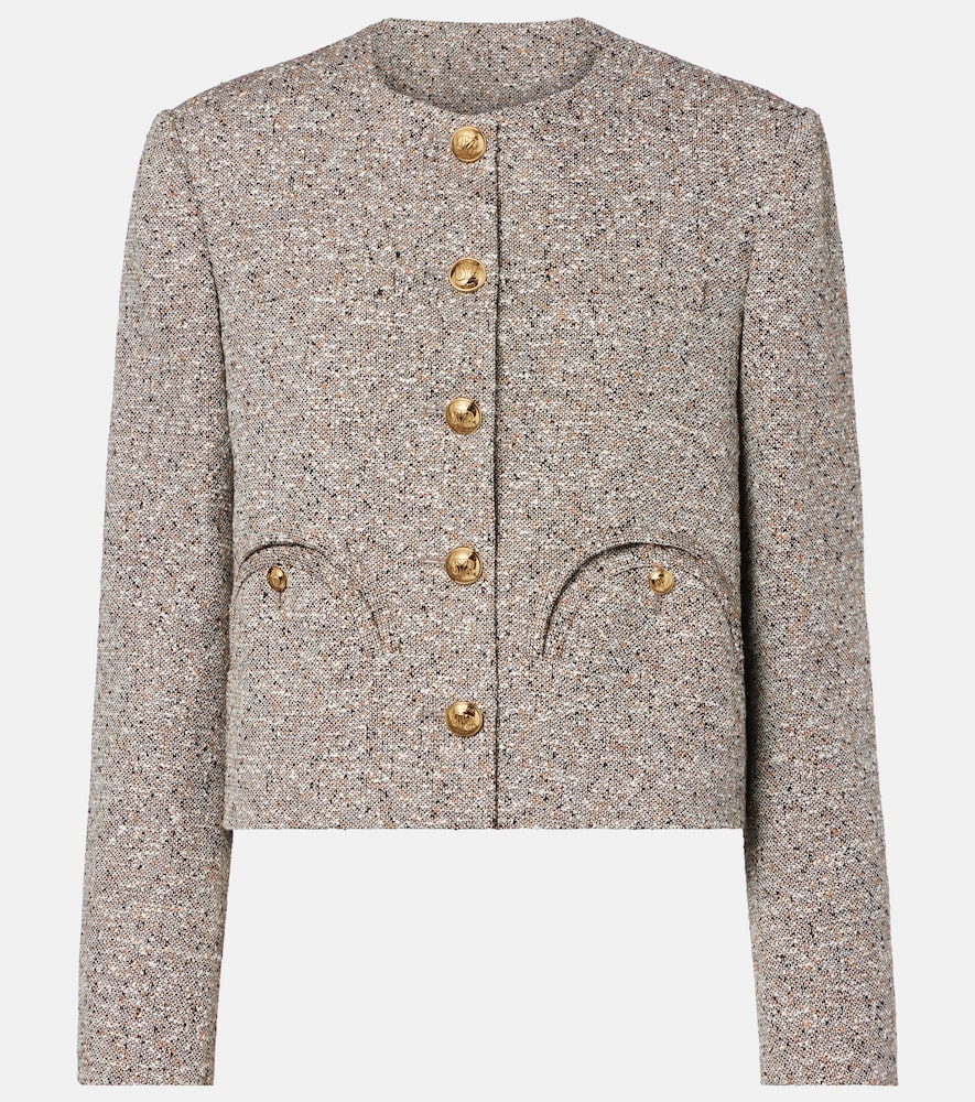 Blaze Milano Blazé Milano Shamo linen-blend tweed jacket