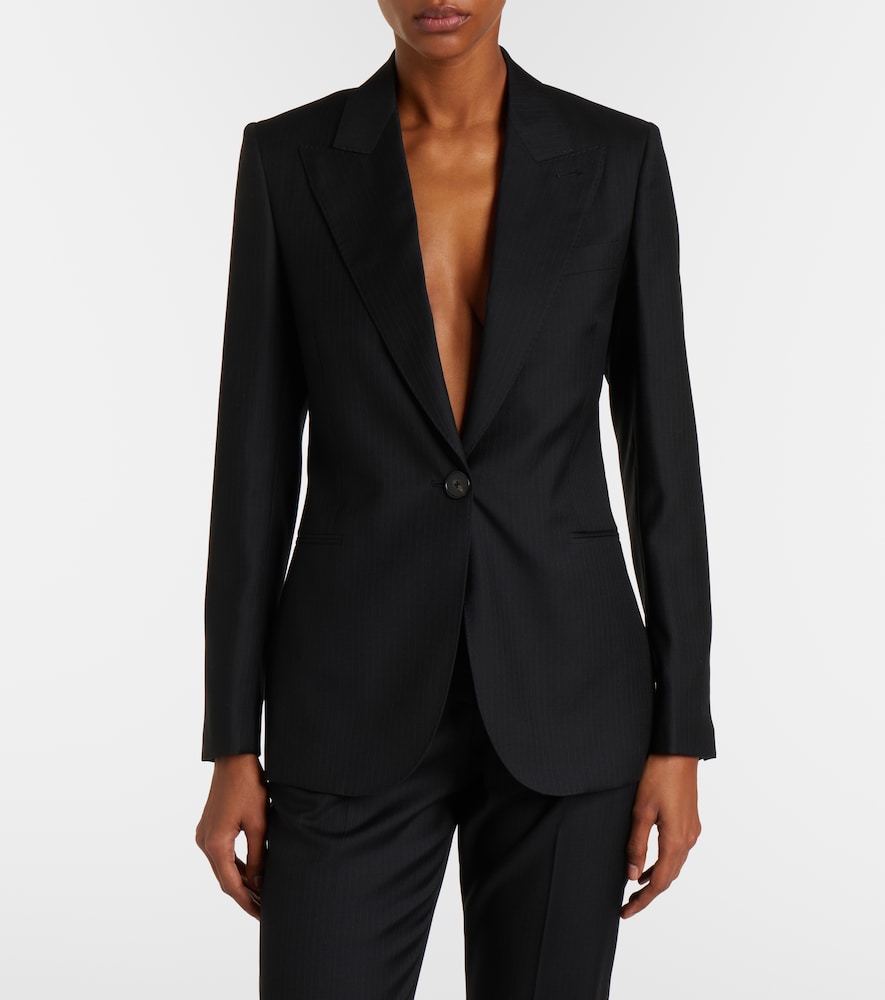 Givenchy Chalk stripe wool blazer