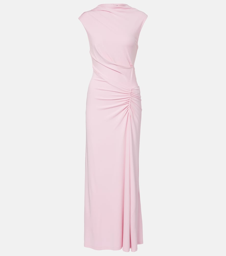 Simkhai Acacia ruched jersey maxi dress