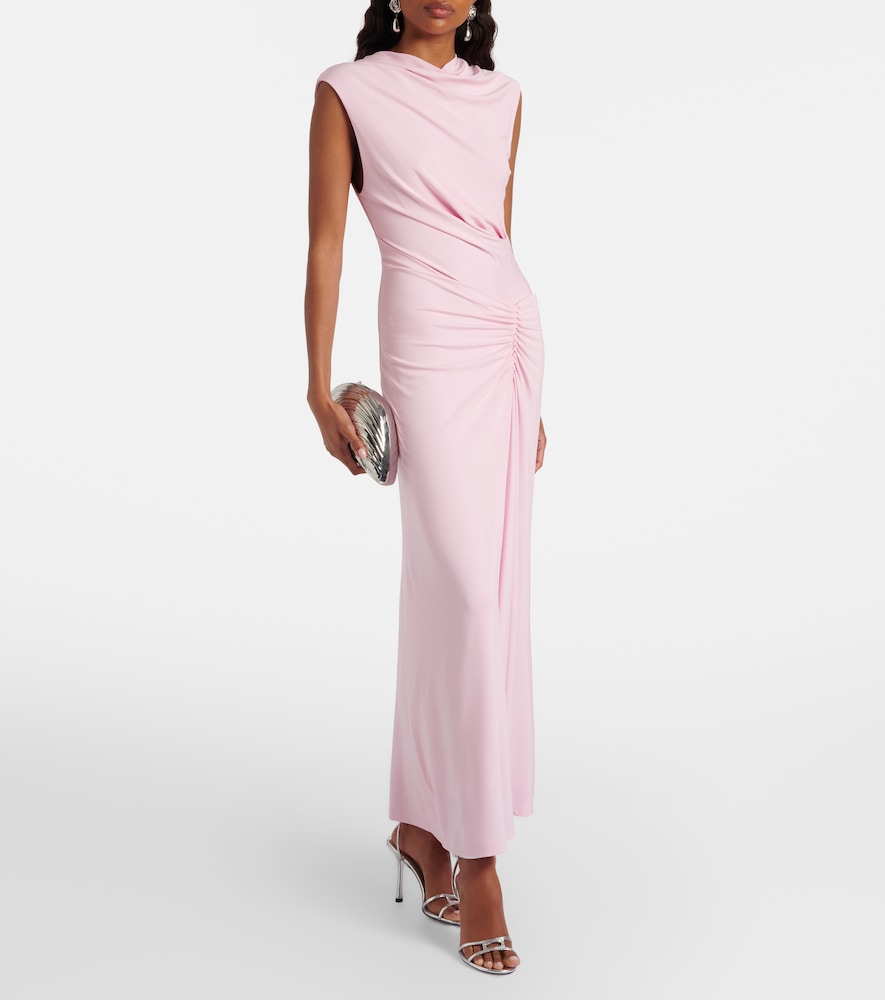 Simkhai Acacia ruched jersey maxi dress