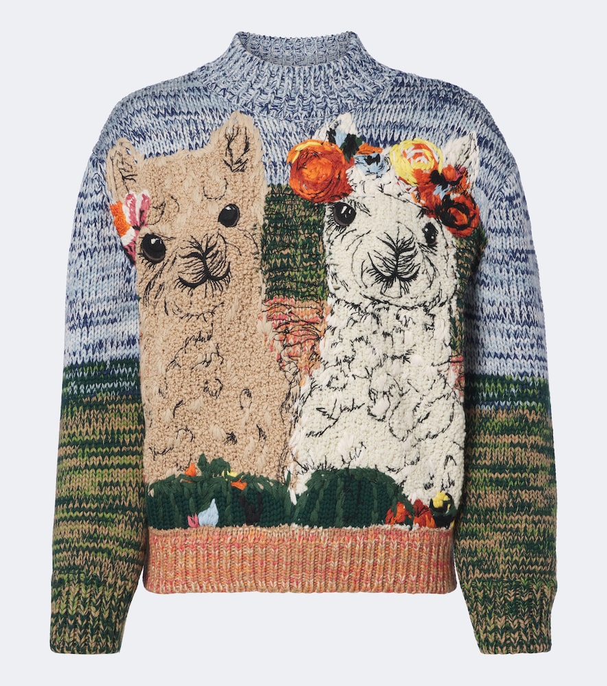 Stella Mccartney Wool Sweater In Multicolor