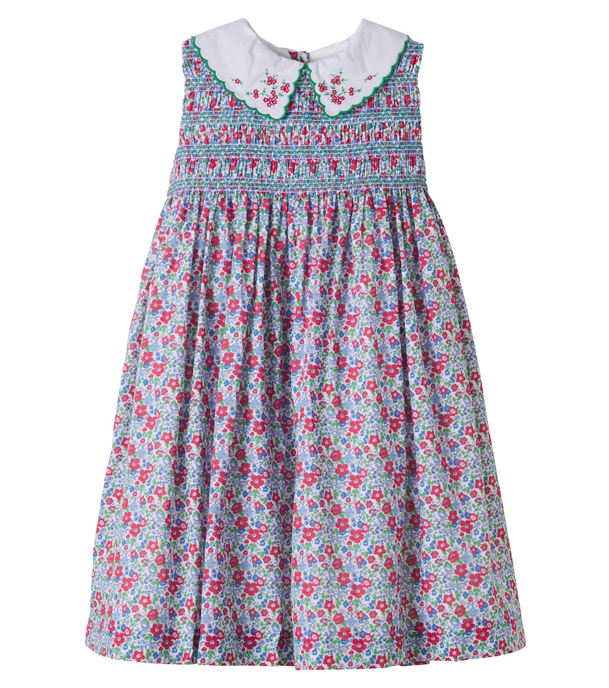 Pepa London Floral Smocked Cotton Dress