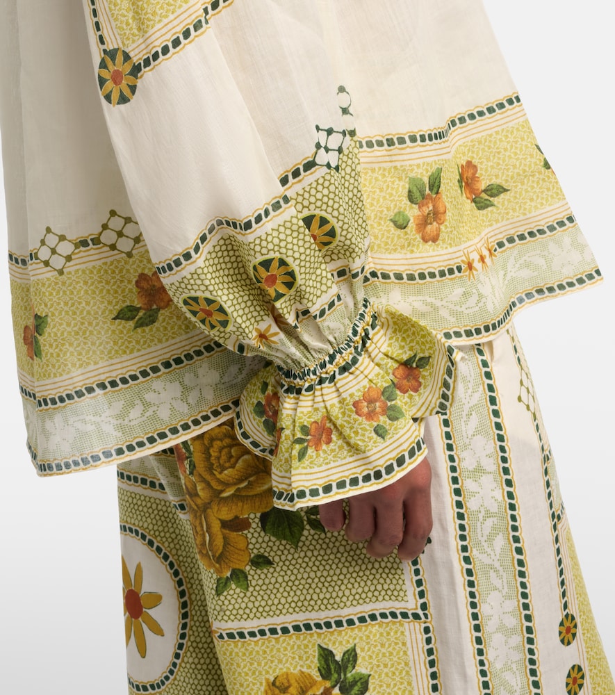 Alemais Alemais Dixie Printed Ramie Blouse 