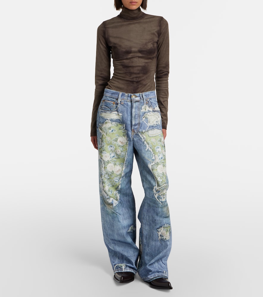 Printed Wide- Leg