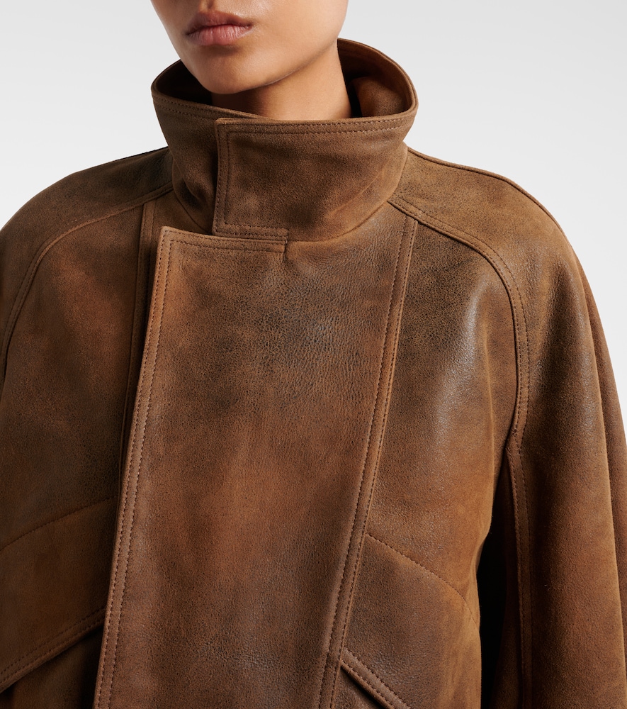  Nour Hammour Nour Hammour Ariste Leather Jacket 