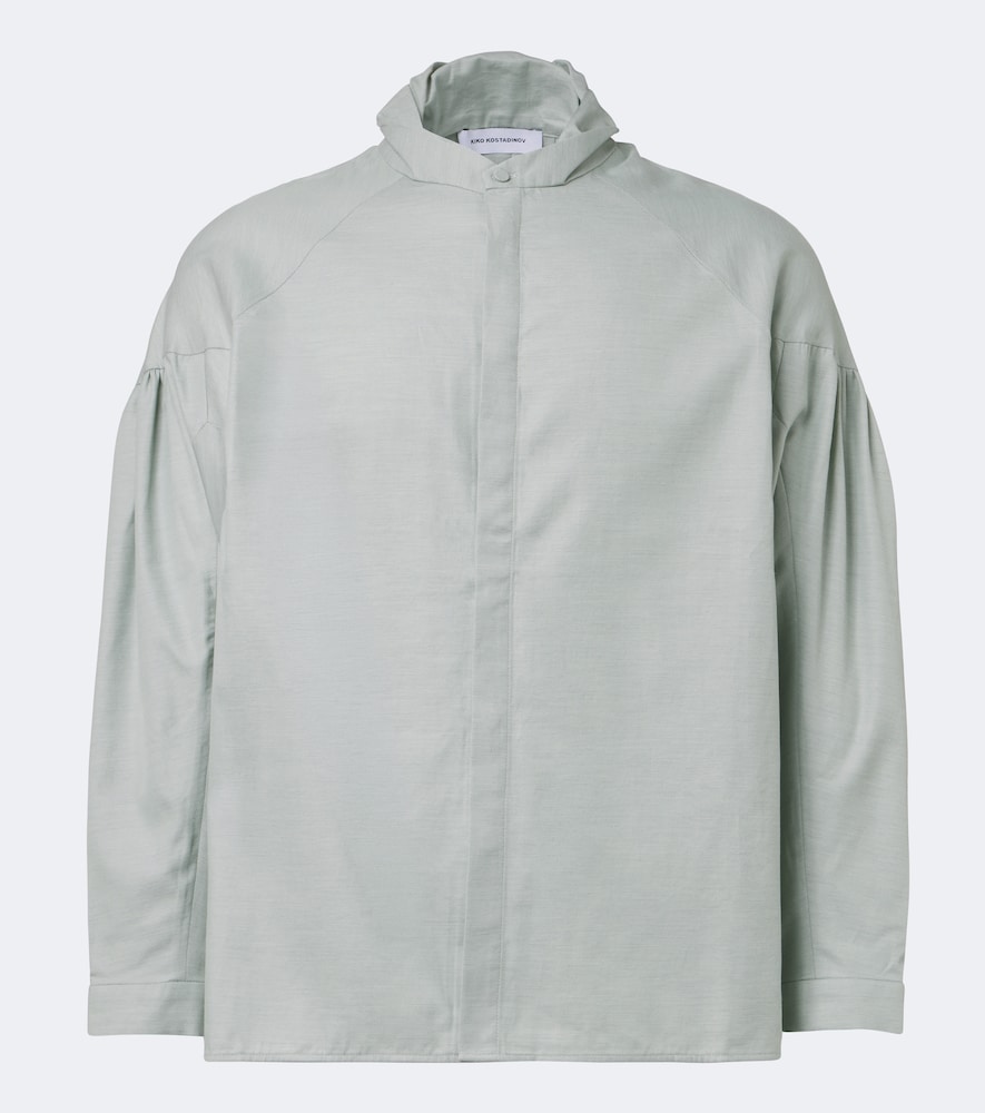 Kiko Kostadinov Chemise Evers en coton et cachemire