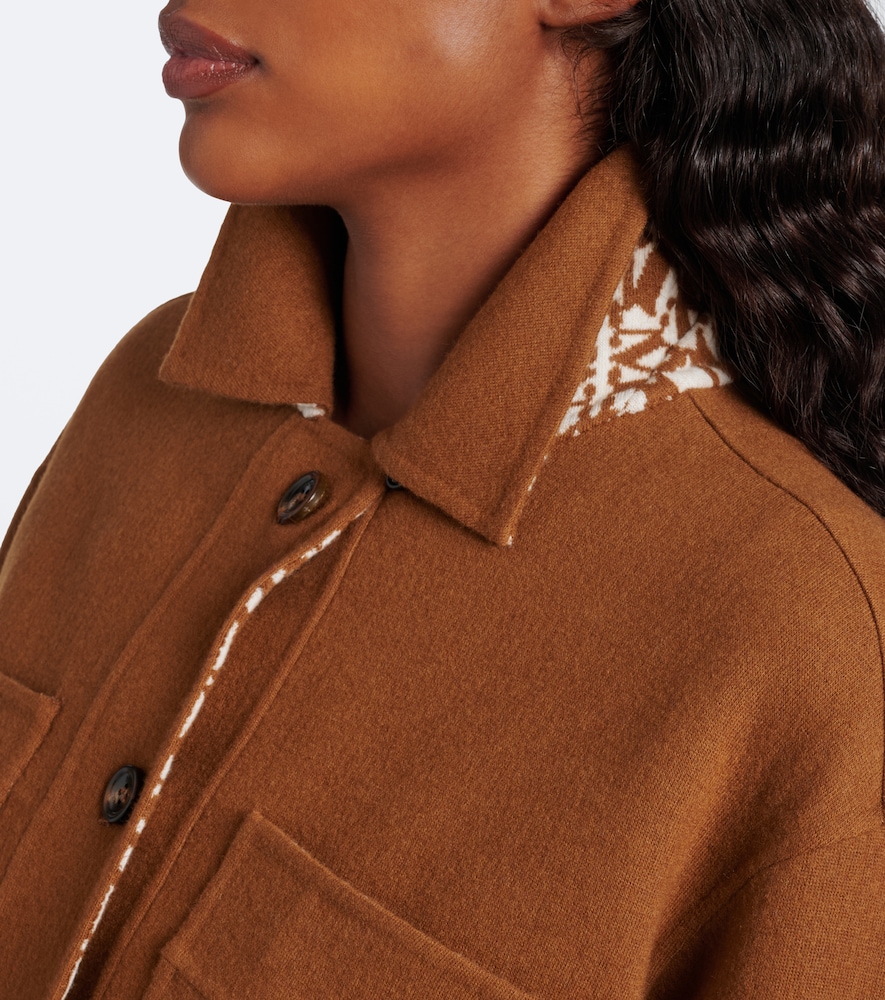 Reversible Wool And Cashmere Jacket