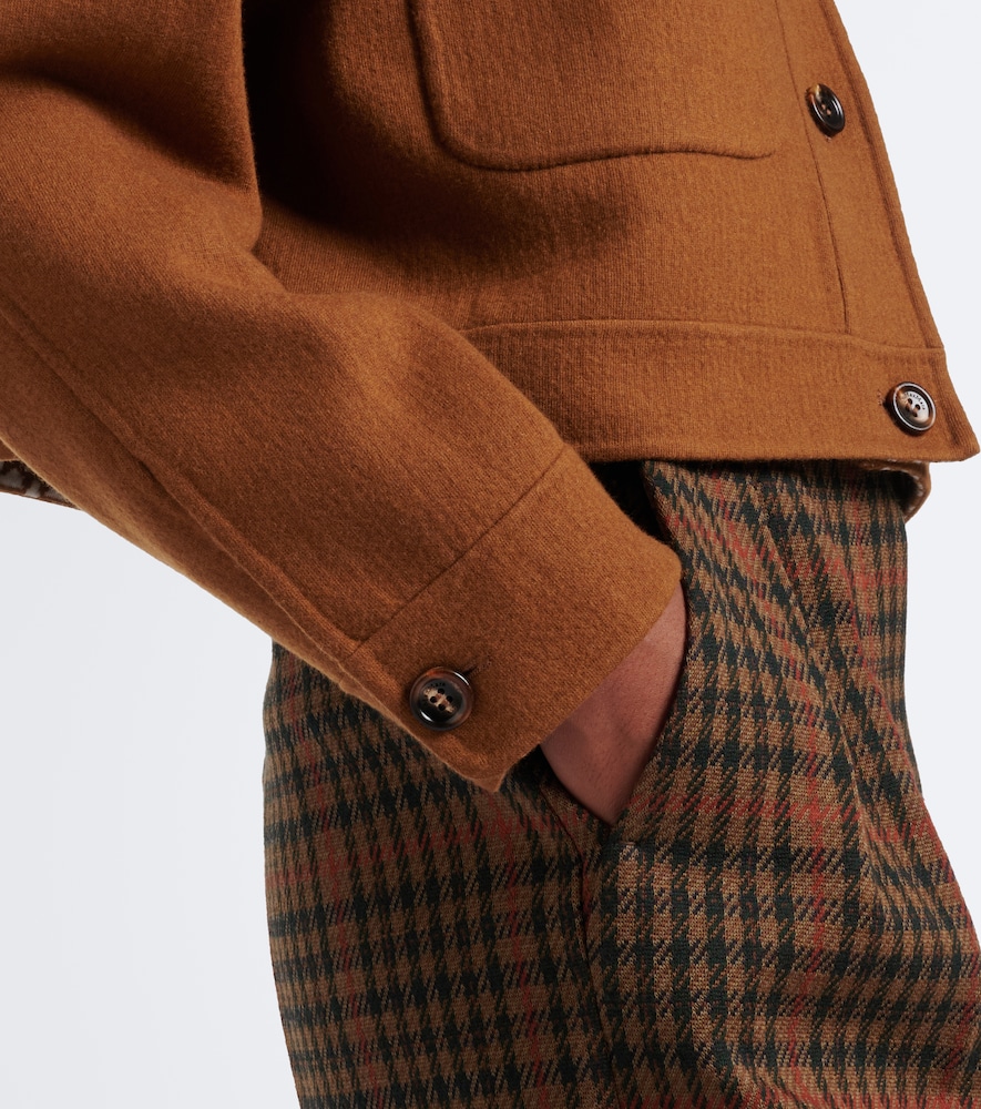 Reversible Wool And Cashmere Jacket