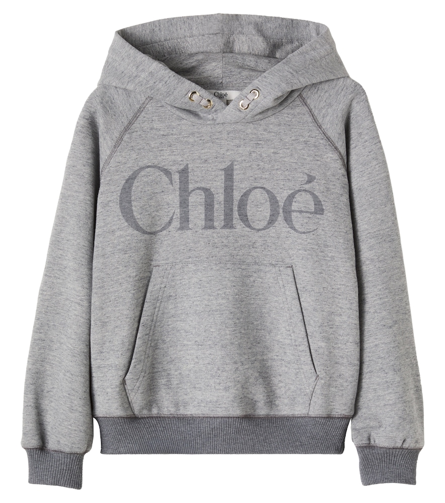 Chloé Kids Hoodie aus Baumwolle