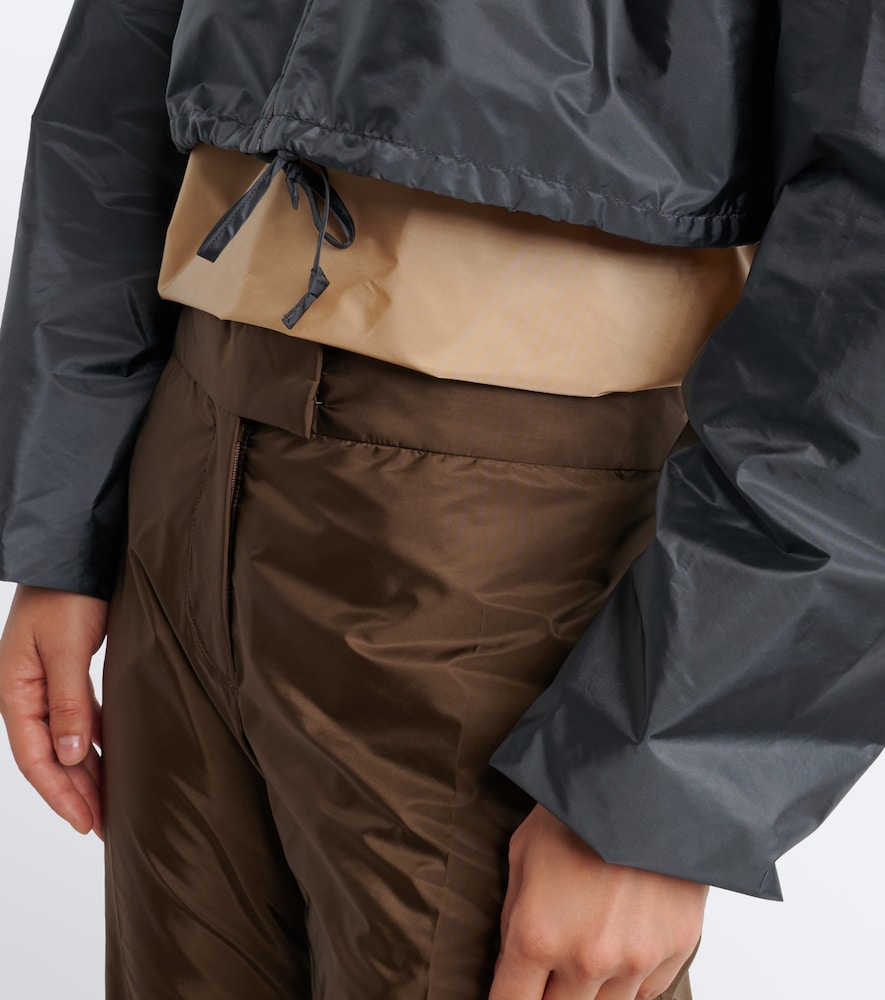 Shearling-Trimmed Technical Jacket